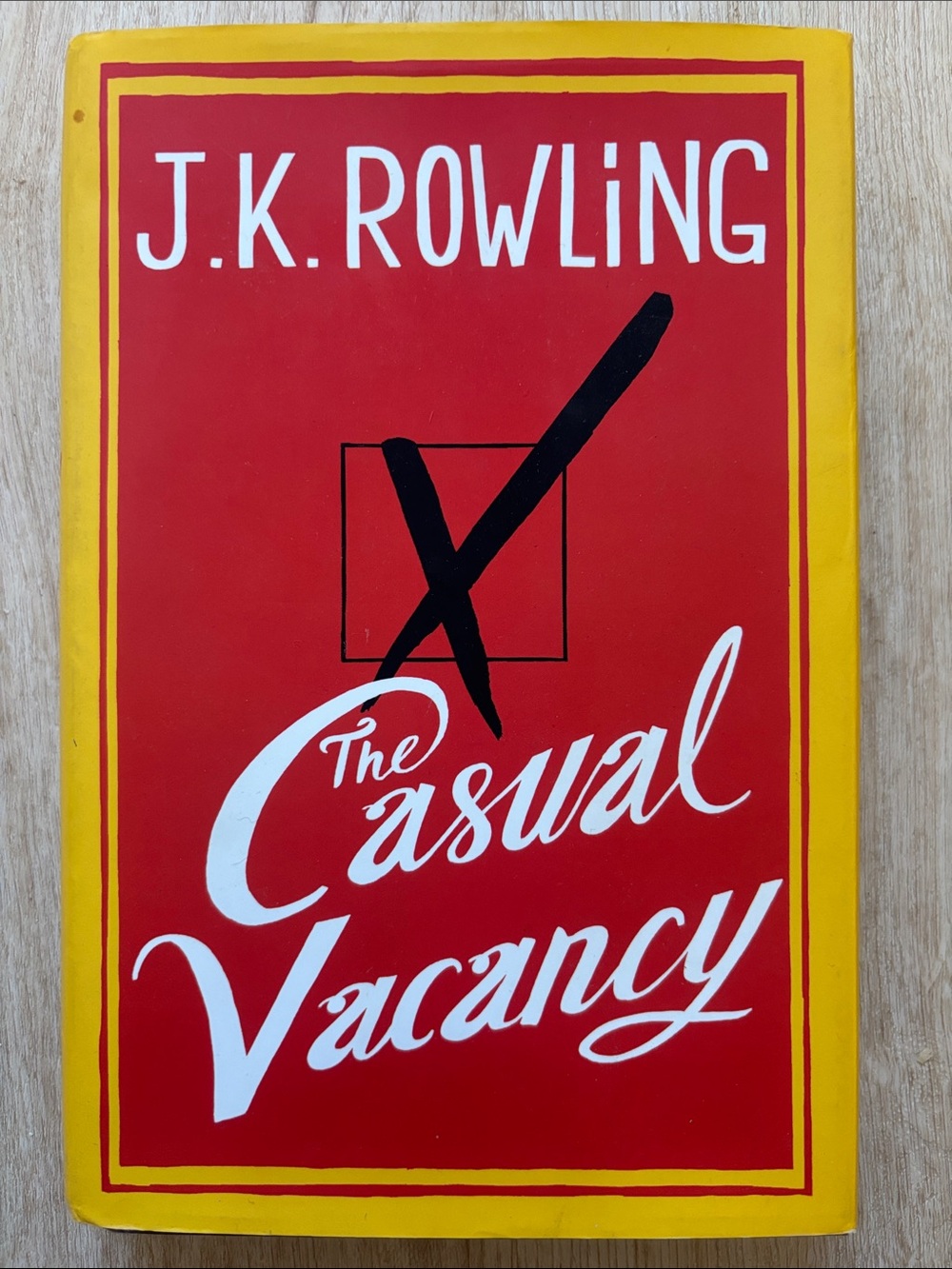 ‘The Casual Vacancy’ JK Rowling - Hardcover